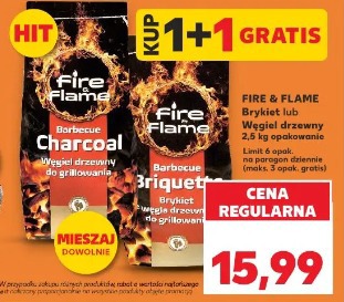 Fire & Flame Brykiet Węgiel drzewny do grillowania