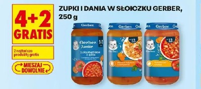 Zupki i dania w słoiczku Gerber