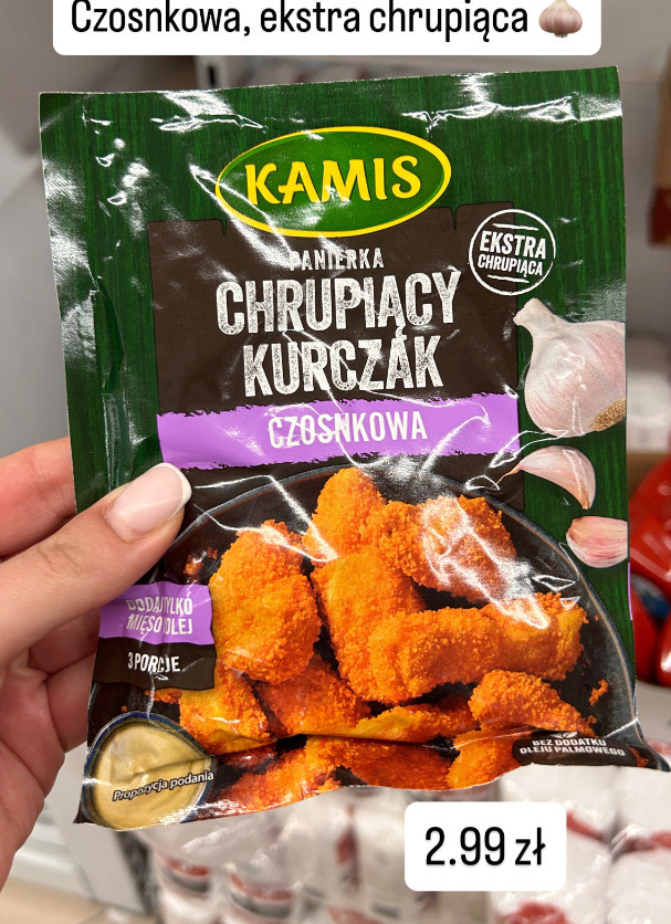 Kamis panierka chrupiący kurczak czosnkowa