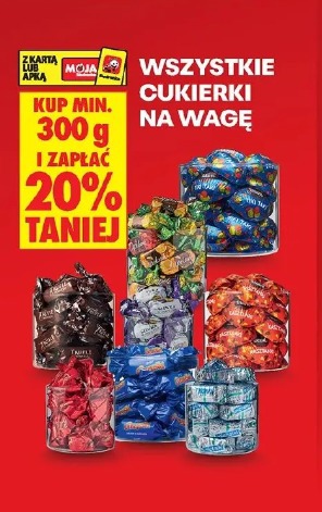 Wszystkie cukierki na wagę