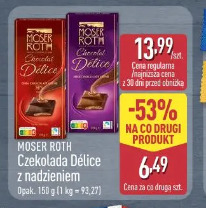 Moser Roth Czekolada Délice z nadzieniem MOSER ROTH