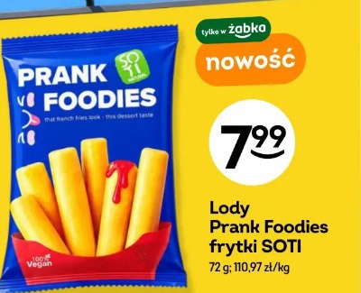 Lody Prank Foodies frytki SOTI