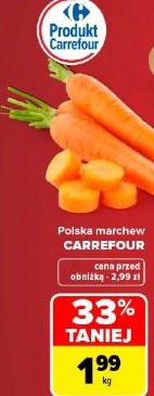 Polska marchew Carrefour