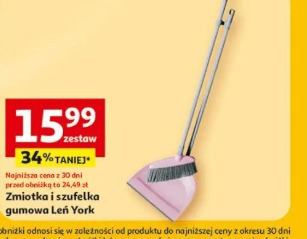 Zmiotka i szufelka gumowa Leń York