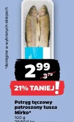 Pstrąg tęczowy patroszony tusza Mirko