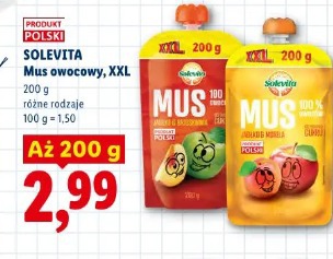 SOLEVITA Mus owocowy XXL