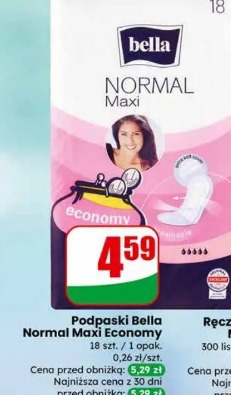 Podpaski Bella Normal Maxi Economy