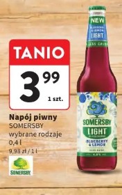 Napój piwny Somersby wybrane rodzaje