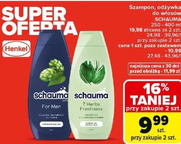 Szampon, odżywka do włosów Schauma