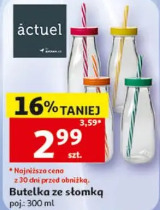 Butelka ze słomką