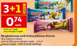 Bezglutenowe rurki kukurydziane Alaska