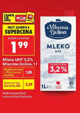 Mleko UHT 3,2% Mleczna Dolina