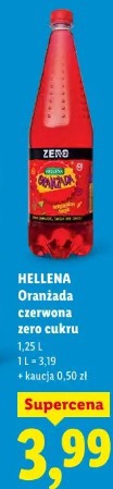 Hellena oranżada czerwona zero cukru