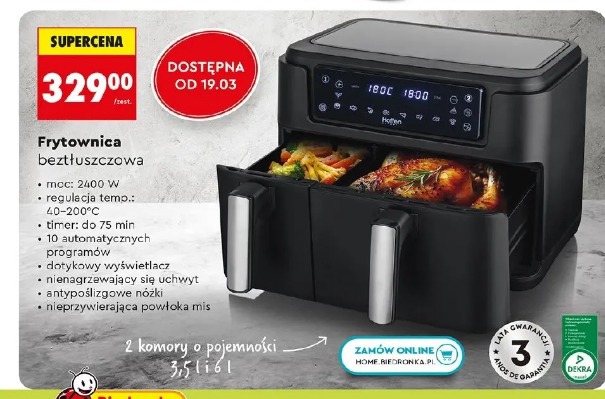 Frytownica beztłuszczowa Hoffen