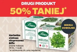 Herbatka ziołowa ekspresowa Bifix pokrzywa melisa