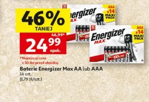 Baterie Energizer Max AA lub AAA