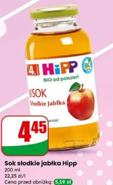 Sok słodkie jabłka Hipp