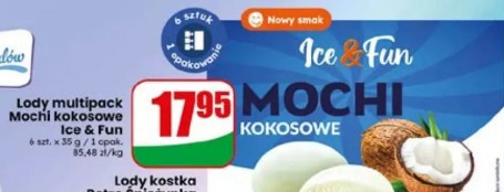 Lody multipack Mochi kokosowe Ice & Fun
