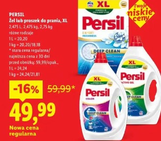Persil Żel lub proszek do prania XL