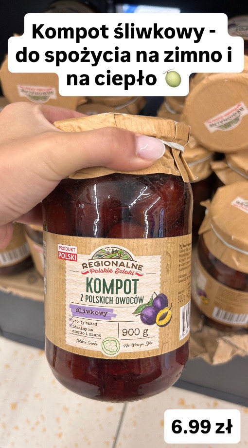 Regionalne Polskie Szlaki kompot z polskich owoców śliwkowy