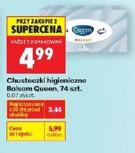 Chusteczki higieniczne Balsam Queen