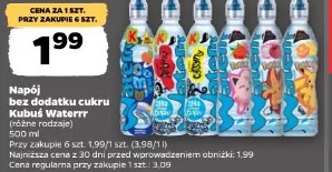 Napój bez dodatku cukru Kubuś Waterrr