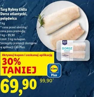 Targ Rybny Lidla Dorsz atlantycki, polędwica