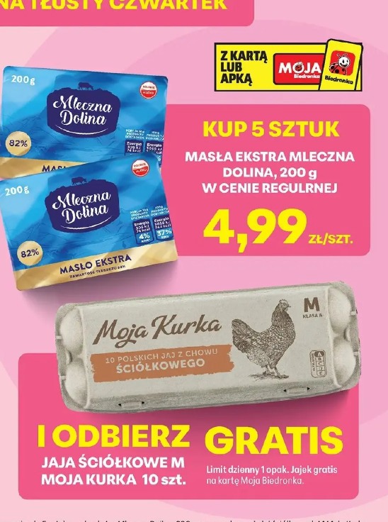 Masło ekstra Mleczna Dolina