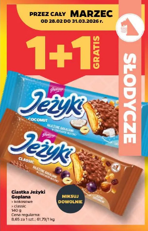 Ciastka Jeżyki Goplana