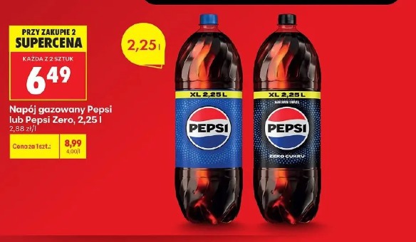 Pepsi napój gazowany lub Pepsi Zero
