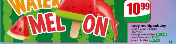 Lody multipack Joy