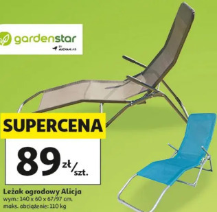 Leżak ogrodowy Alicja Gardenstar