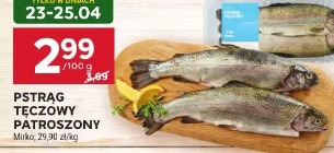 Pstrąg tęczowy patroszony