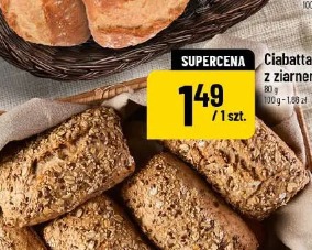 Ciabatta z ziarnem