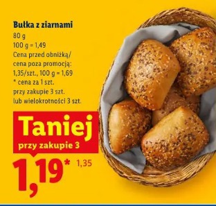 Bułka z ziarnami