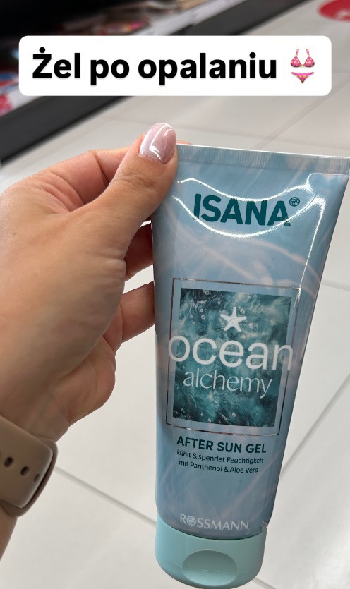 Isana ocean alchemy żel po opalaniu