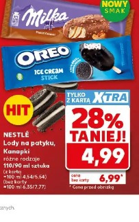 Nestlé Lody na patyku, Kanapki różne rodzaje