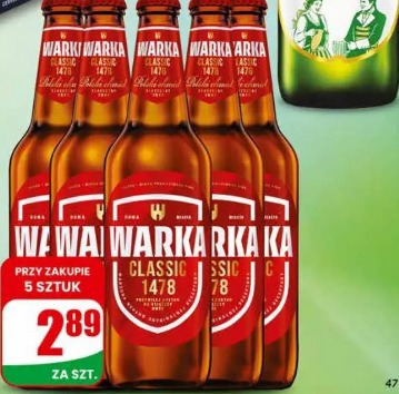 Piwo Warka Jasne Pełne