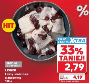 Lisner Filety śledziowe z żurawiną