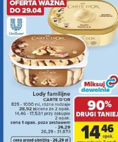 Lody familijne CARTE D'OR
