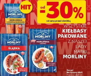 Kiełbasy pakowane z naszej lady marki Morliny