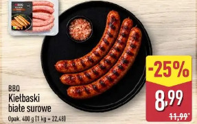 BBQ Kiełbaski białe surowe