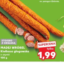 Madej Wróbel Kiełbasa głogowska z szynki