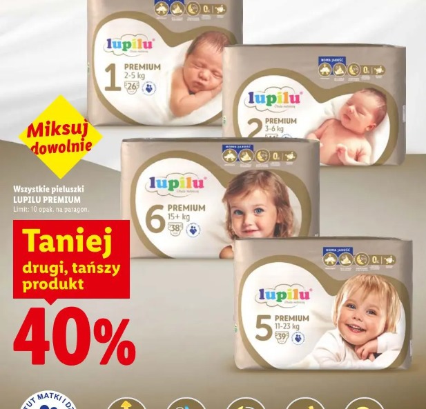 Lupilu Premium pieluszki