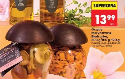 Grzyby marynowane Biedronka