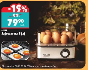 Jajowar na 8 jaj ADLER