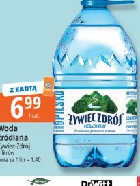 Woda źródlana Żywiec Zdrój