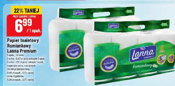 Papier toaletowy Rumiankowy Lanna Premium