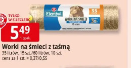 Worki na śmieci z taśmą Elembal