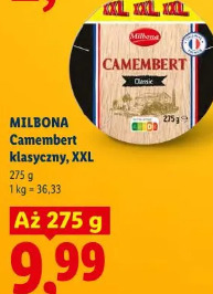 Milbona Camembert klasyczny, XXL